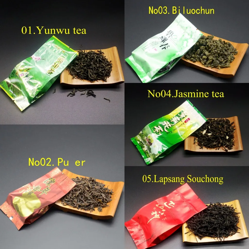 Китайский чай с 15 различными вкусами включающий молоко Oolong Pu-erh травяной цветок