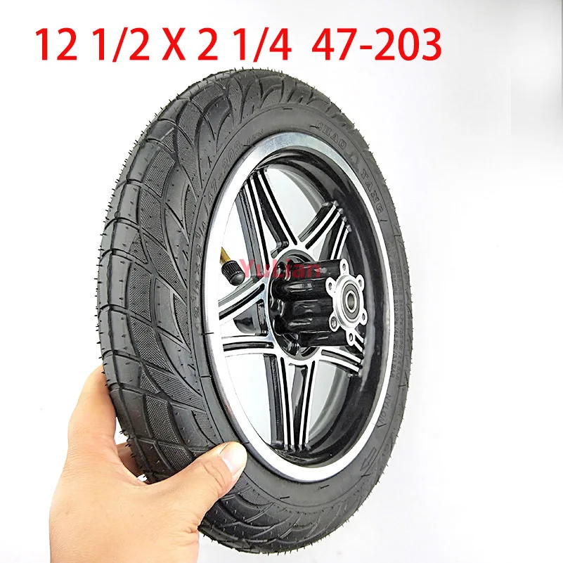 12 1/2X2 1/4 47-203 tire12.5 дюймовые колеса с внутренней трубкой и литыми дисками подходят