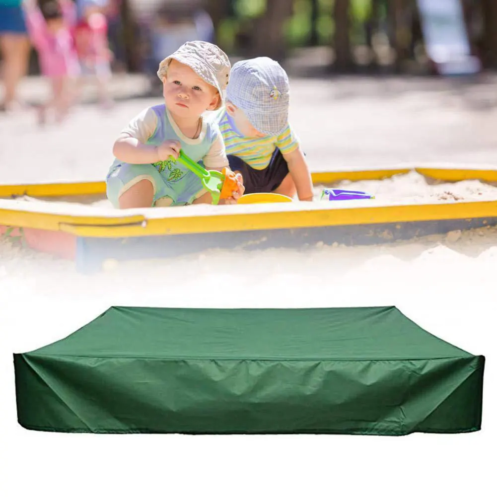 

Waterproof Dustproof Bunker Outdoor Garden Oxford Cloth Shelter Canopy Children Toy Sandpit Pool Sandbox Cover With Drawstring