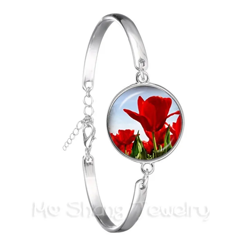 2018 Модный Фиолетовый калейдоскопический художественный Мандала браслет