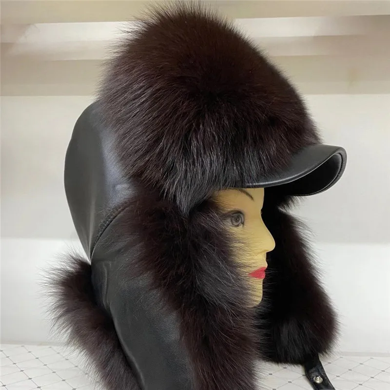 Рисунок 5 - Шапка-Авиатор женская из меха енота