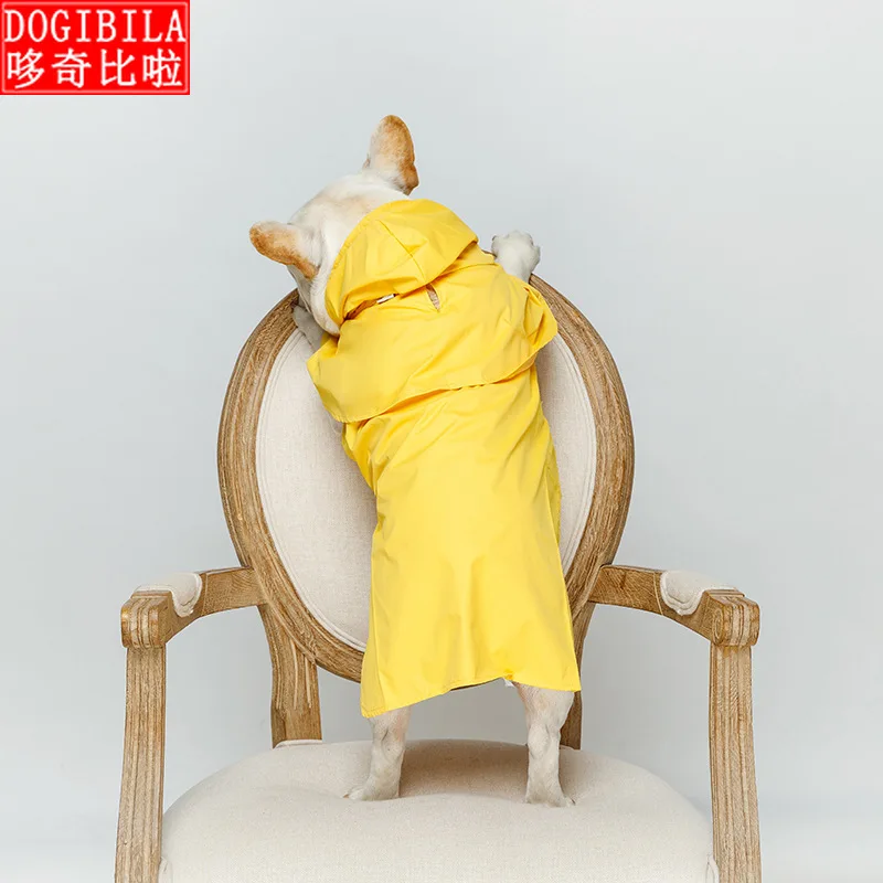 Capa de Chuva para Cães Roupas para Cães Capa de Chuva para Animais de Estimação Impermeáveis Reflexiva