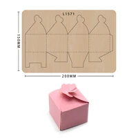 wood cutting dies gift box for scrapbooking new wooden die mould suitable for common die cutting machines in the market