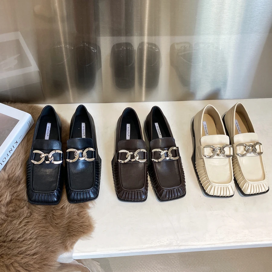 

Женские повседневные туфли на плоской подошве bailлучше, качественные лоферы, модная удобная рабочая обувь, балетки на плоской подошве, женск...