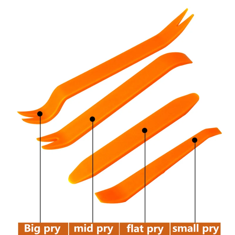 12pcs Car Door Clip Panel Radio Removal Tool For Toyota Corolla rav4 Camry Yaris crown seat FR Leon Ibiza cupra car accessories |