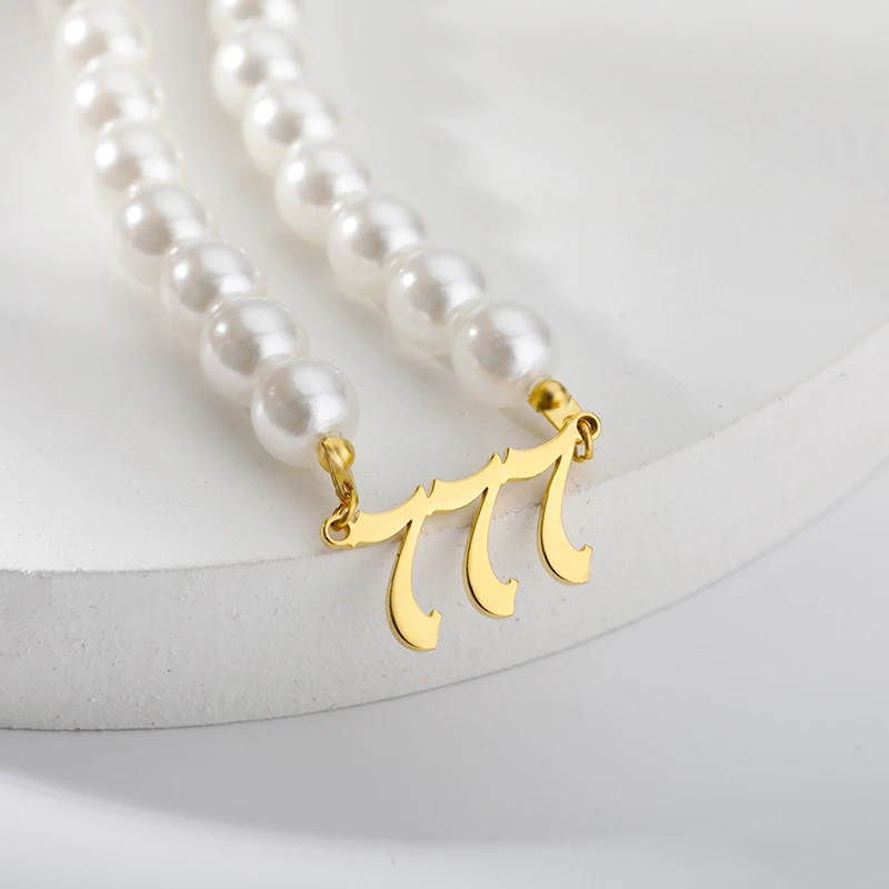 Женское Ожерелье с имитацией под жемчуг номером ангела | Украшения и аксессуары