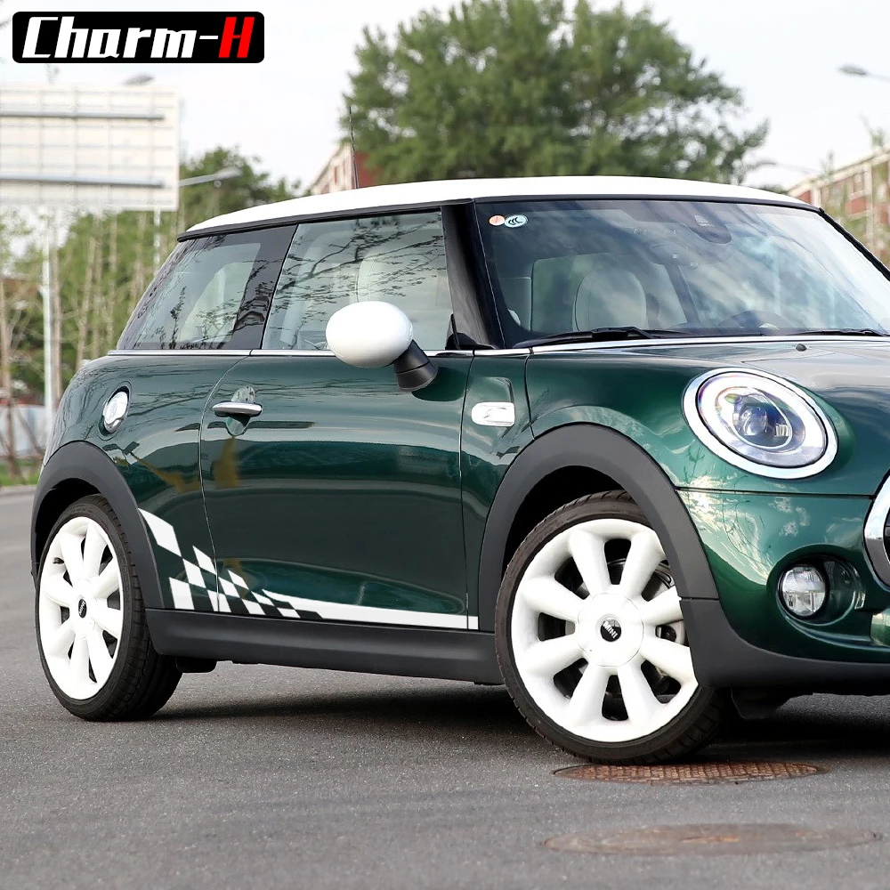 2 шт. Cay Стайлинг боковая наклейка для Mini Cooper F56 2014 в подарок крышка Hardtop боковые