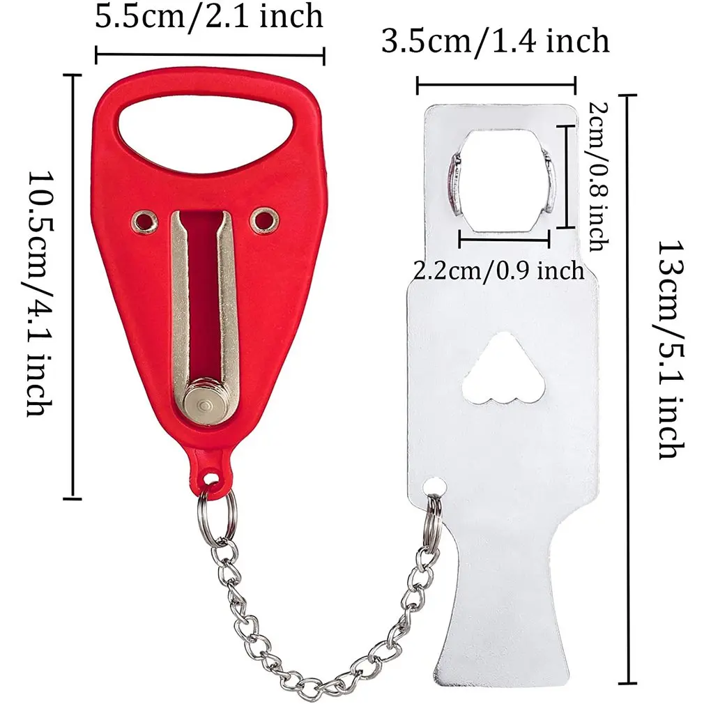 

Portable Hotel Door Lock Locks Self-Defense Door Stop Travel Travel Accommodation Door Stopper Door Lock