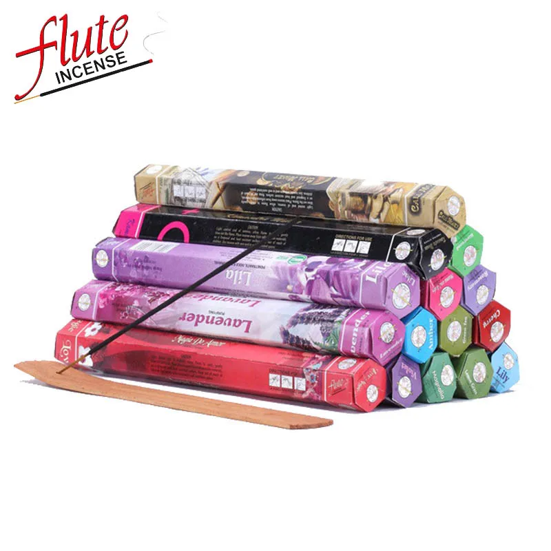 Палочки для ароматизатора 120 стильных палочек/коробка индийские палочки цветные