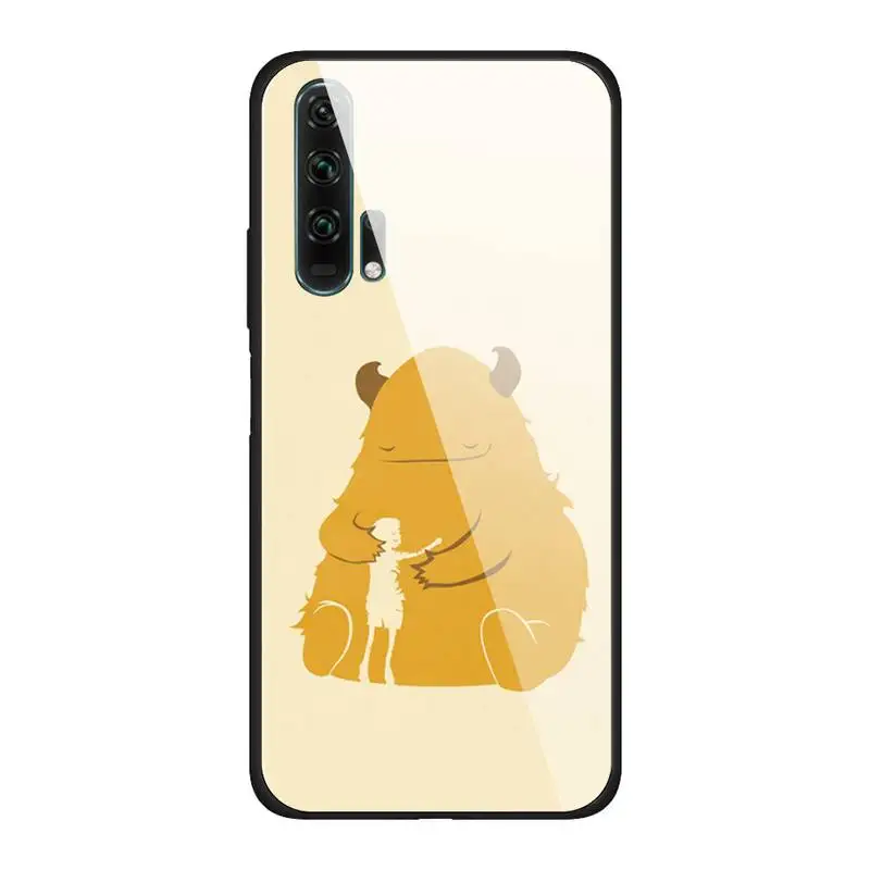 

Little Monster Kawaii Glass Phone Case Fundas for Huawei P20 Pro P30 Lite Mate 9 10 20 Pro Nova 3i 5 3E Cover Accessories