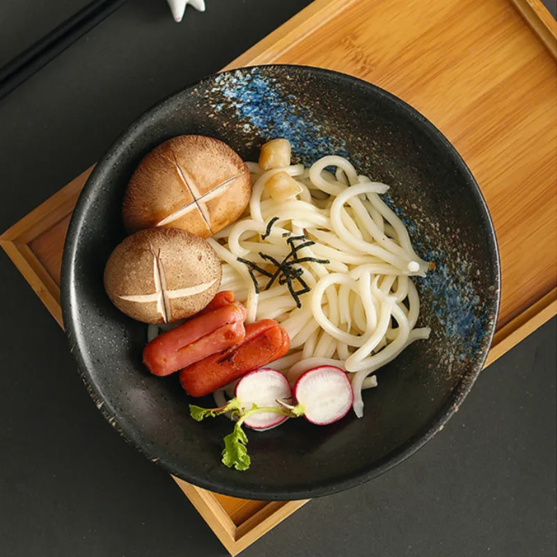 2020 в японском Ретро Керамика Ramen салатник посуда сервиз коммерческих суп шляпа