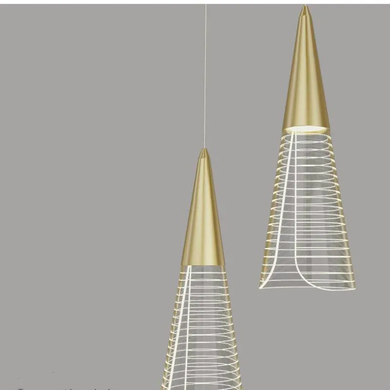 Гостиная светодиодный потолочная люстра с прожектор Современный простой Nordic