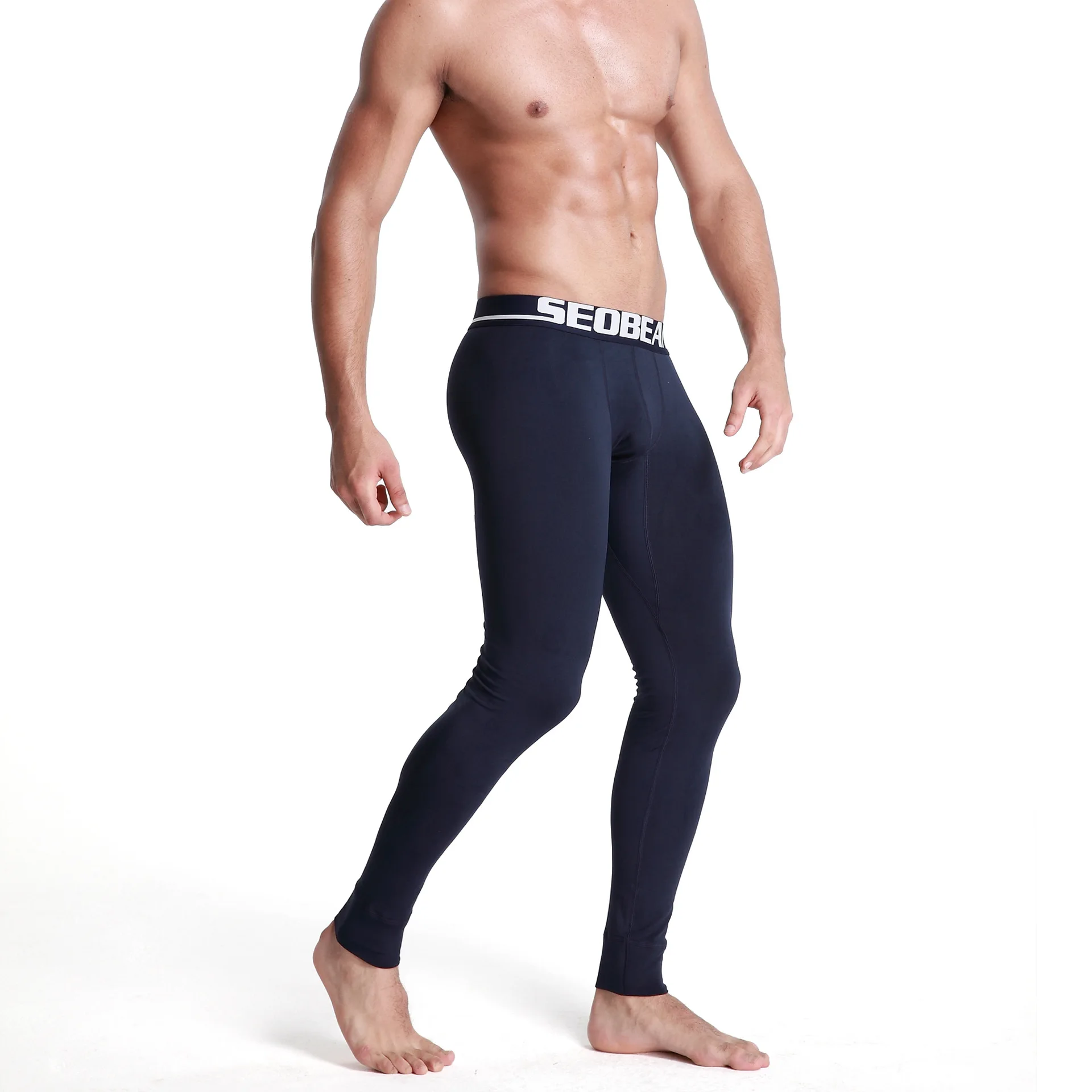 Sale Winter & Autumn Warm Men's Sexy Long johns Comfortable Soft Thermal Underpants Underwear Slim Fashion Leggings Long Pants