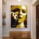 Margot Robbie векторное Искусство Плакат декоративной живописи холст настенное Искусство гостиная постеры спальня живопись Декор холст