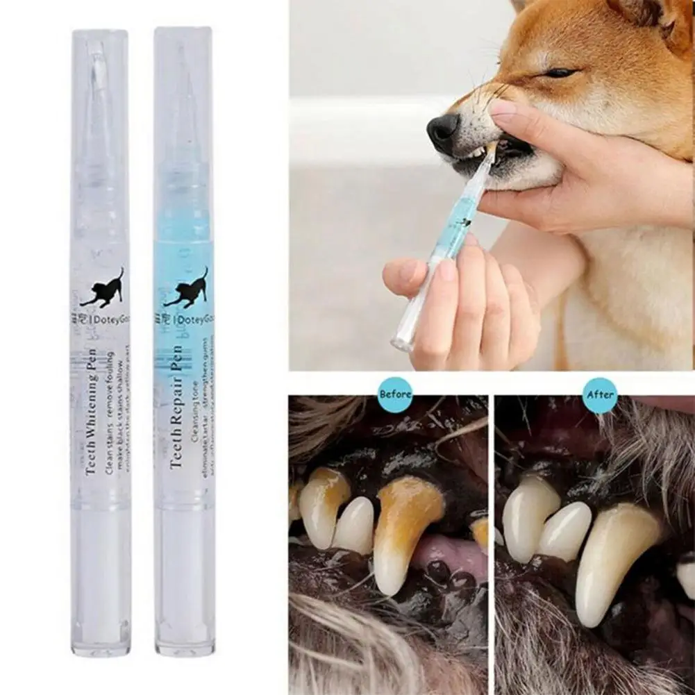 5ml/Pen Pet Teeth Cleaning 2/3Pcs Pen Dog Whitening Cats with Tool Universal |