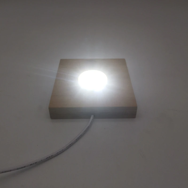 USB креативный 3D ночник с хрустальным шариком прикроватная лампа светящаяся