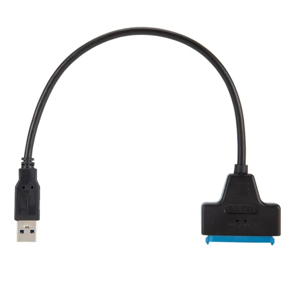 Адаптер USB 3 0 к SATA Cabel адаптер 2 5-дюймовым жестким дискам 22 pin конвертер с