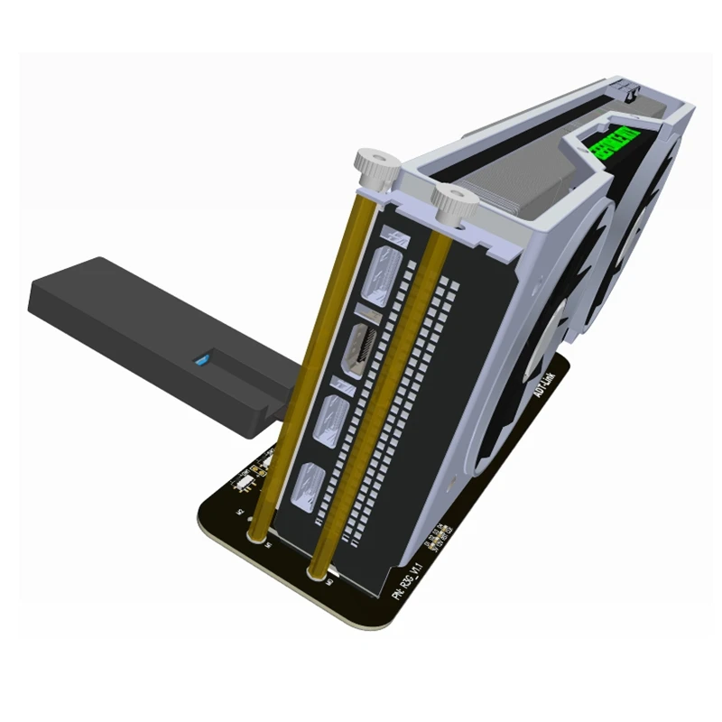 PCIe x16 Thunderbolt 3 PCI e к TB3 Удлинительный кабель Express кабели eGPU адаптер|Компьютерные и