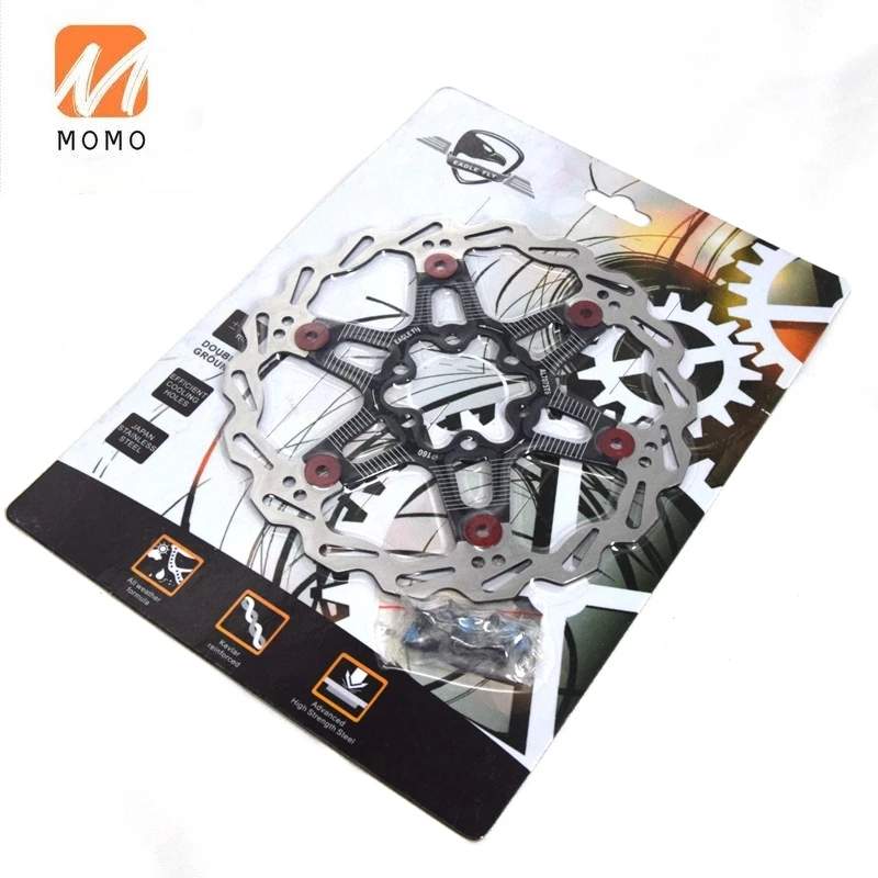 

Boxed Color Genuine Floating Disc Mountain Bike Floating Disc Brake 160mm Six Nail Disc