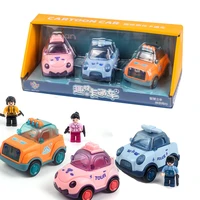childrens baby educational inertia toy cartoon car set 1 2 3 men and women