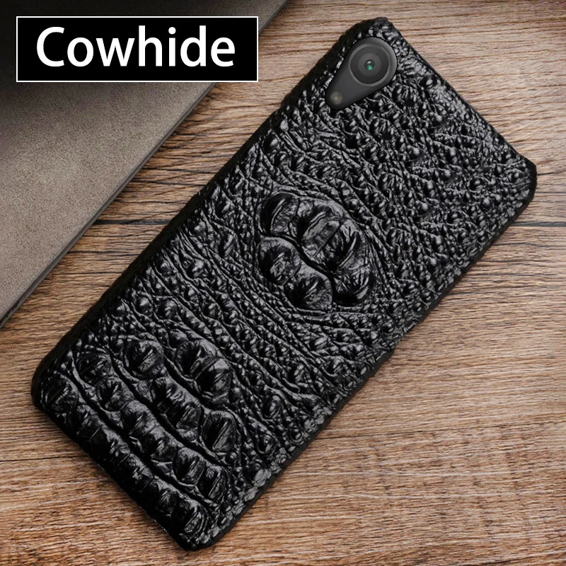 

Leather Phone Case For Sony Xperia XA XA1 XA2 XA3 Ultra Z2 Z3 Z4 Z5 XZ XZ1 XZ2 Premium XZ3 XZ4 X 1 5 8 10 Crocodile Head Texture