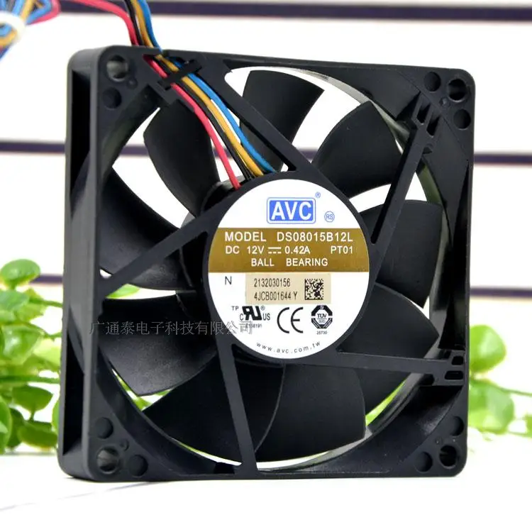 AVC Ds08015b12l 8 см 8015 12 в а PWM контроль температуры | Компьютеры и офис