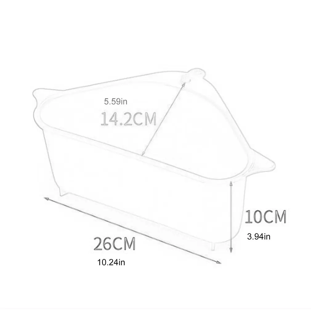 

Kitchen Rack Cleaning Cloth Dish Cloth Sink Drain Rack Suction Cup Hanging Basket Triangle Storage Rack Corner Rack