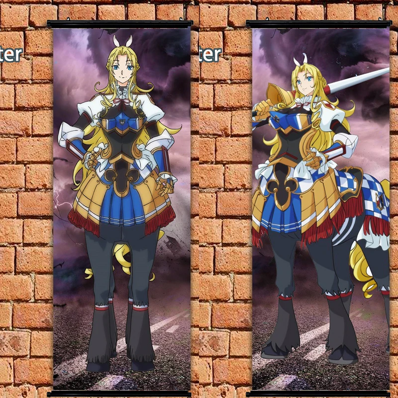 

Аниме плакат мусумме no Oishasan Scythia Tisalia Настенная картина свиток 105x40 см художественные принты украшение для дома комнаты