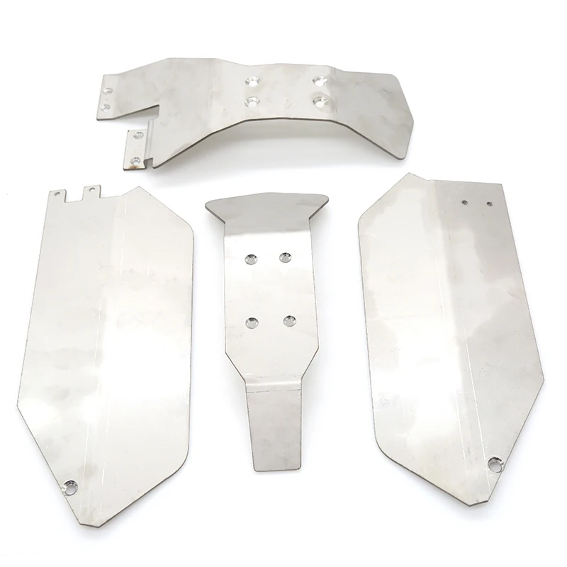

Metal Chassis Armor Protection Protector Skid Plate for Traxxas Slash 4X4 / 2WD 1/10 RC Car Upgrade Parts
