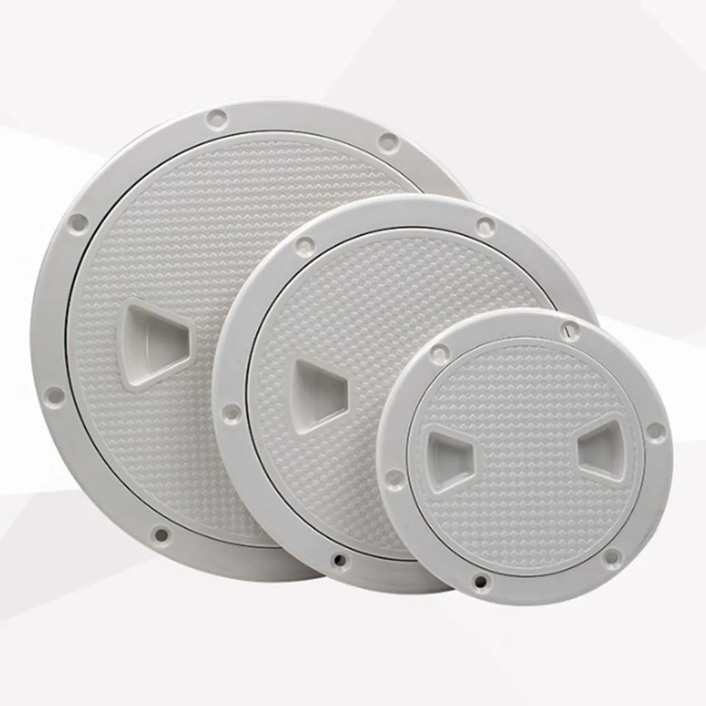 

ABS Plastic Non-Slip Round 6 ''Platform Inspection Access Hatch Plate For Navy