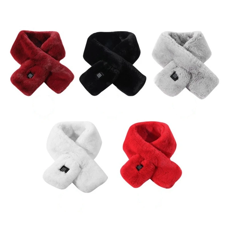 

H8WC Rechargeable Heated Scarf Power Bank, Heat Therapy Heated Winter Scarf Unisex