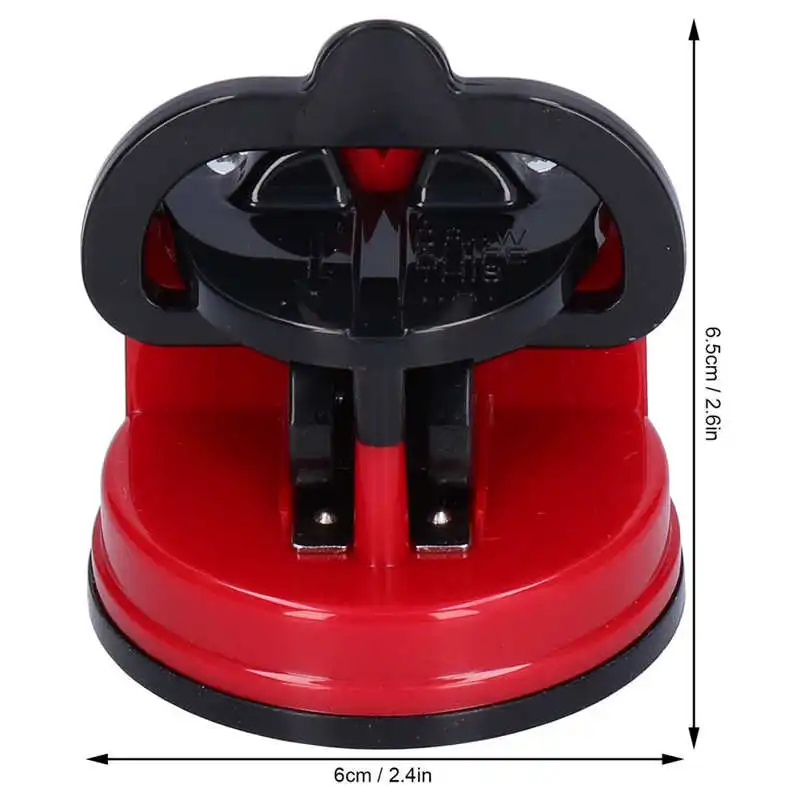 

Knife Sharpening Machine Durable Manual High Hardness Knife Sharpener Countertop Kitchen with Suction Cup for Knife