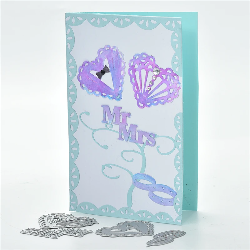 Naifumodo сердце штампы кольцо металла резки Новый 2019 для изготовления карт