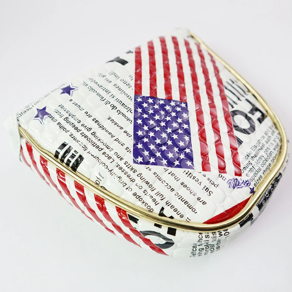 Чехол для клюшки гольфа водонепроницаемая Защитная крышка головы с флагом США из