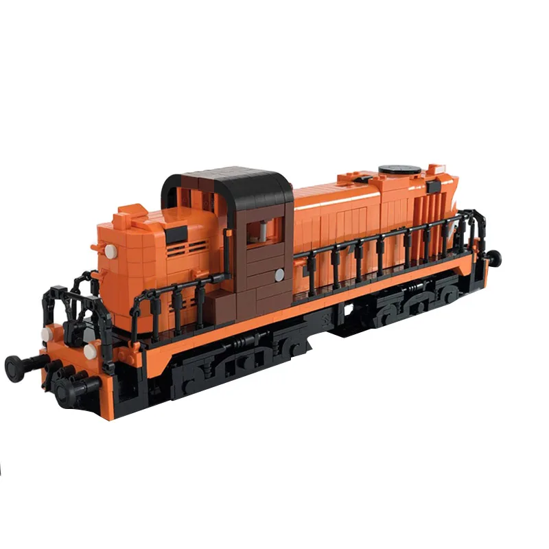 

MOC Retro Speed Train Model Building Blocks Bricks Kit With Motor Railroad Vehicle Railway Car Town Toys Children Kid Gifts