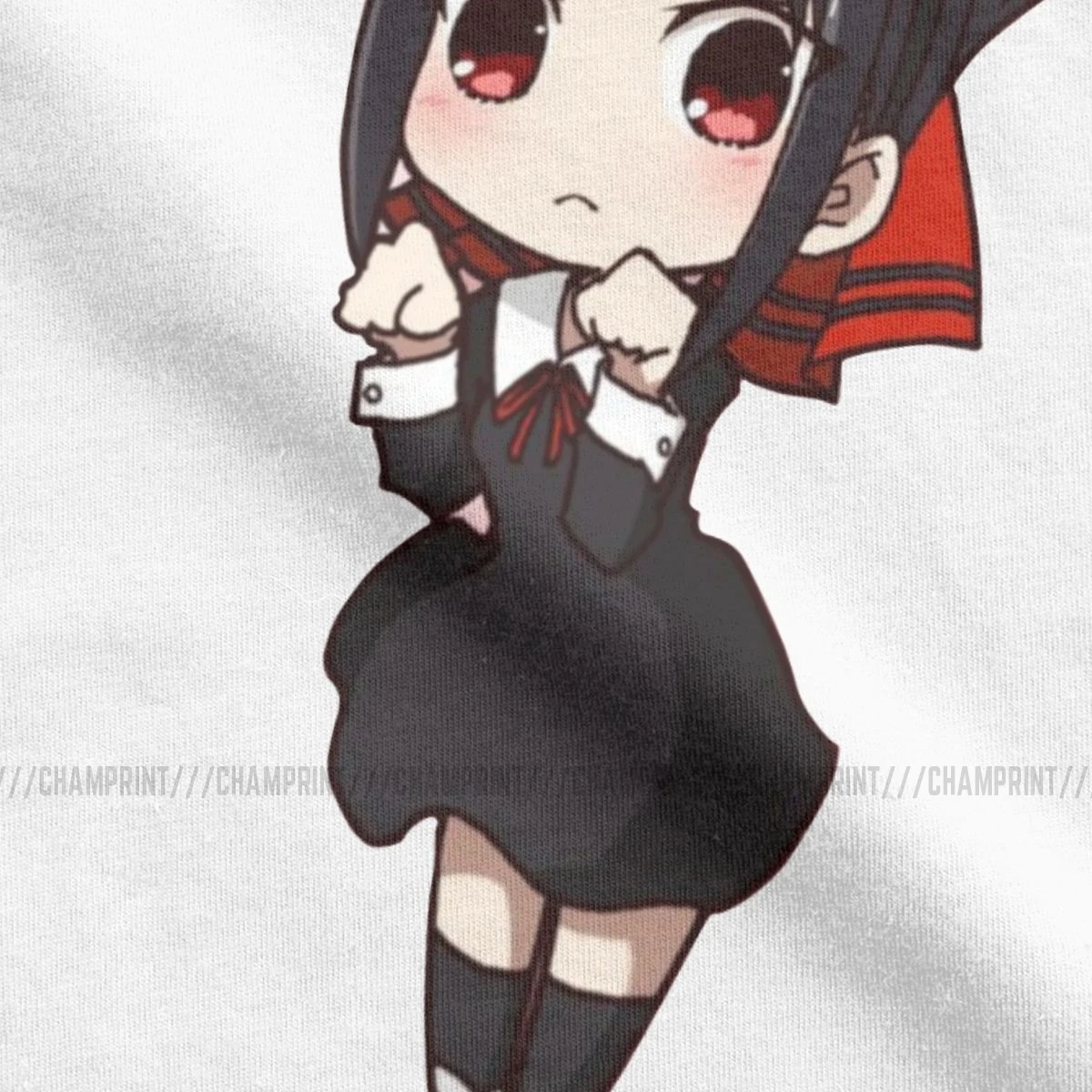 Men Chibi Shinomiya Kaguya T Shirt Anime Kaguya-sama Love Is War 100% Cotton Clothing Creative Crewneck Tee Summer T-Shirt | Мужская