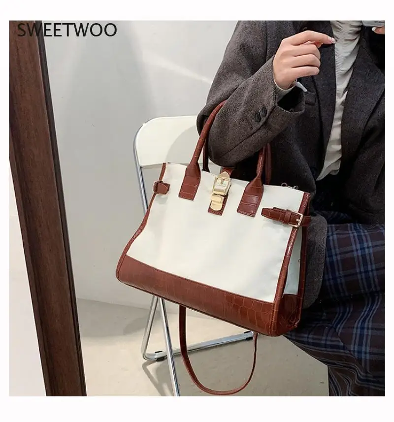 Элегантная большая женская сумка-тоут модная новинка 2021 Высококачественная