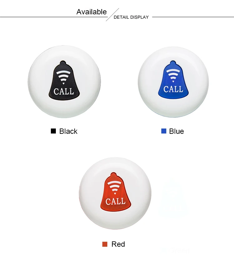 Беспроводная система вызова в очереди ресторана 1 шт. Светодиодная панель