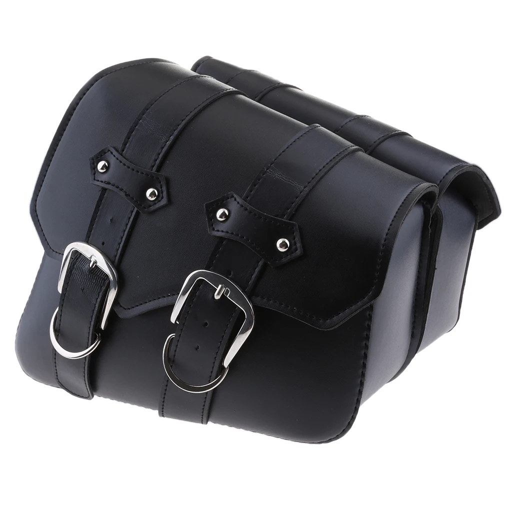 

Pair Motorcycle Saddle Bag Side Storage Bag Fork Tool Pouch for