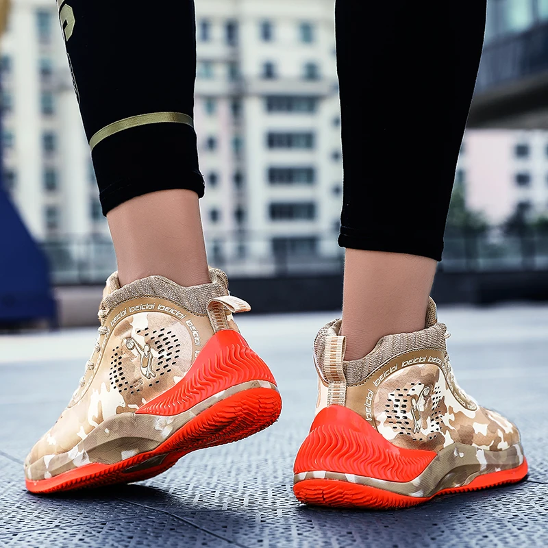 Джордан Баскетбольная обувь удобные высокие тренировочные Ботинки Ботильоны