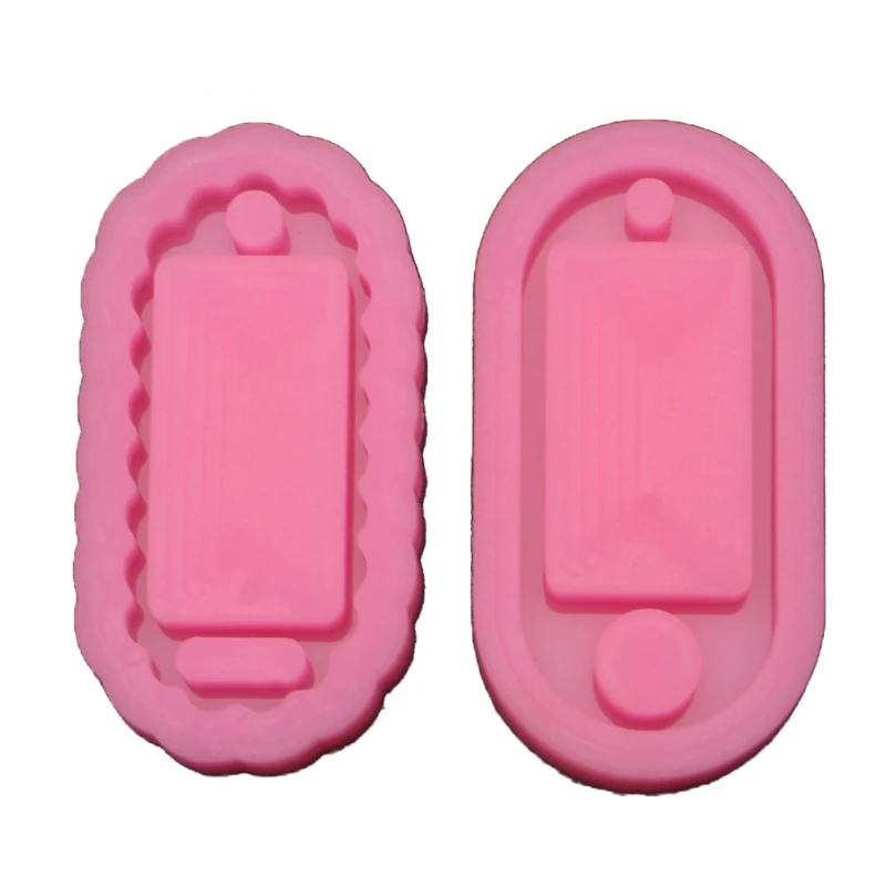 

Key Tags Silicone Mold Labels ID Tag Keychain Resin Casting Mold Key Identifier Rings Epoxy Resin Mold DIY Art Crafts