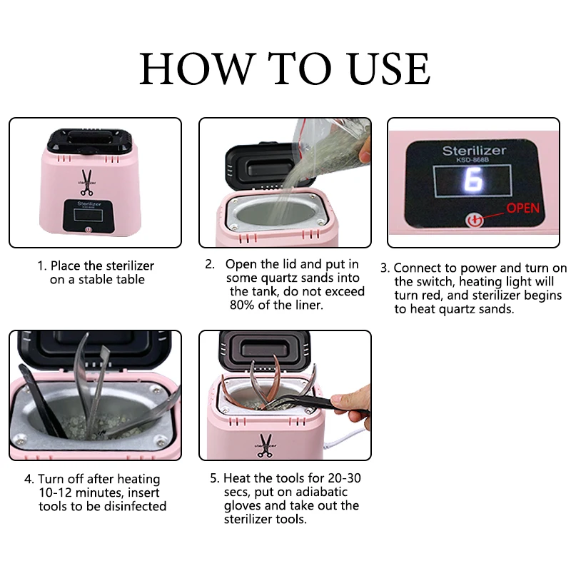 Высокотемпературный стерилизатор инструментов используемый для дезинфекции