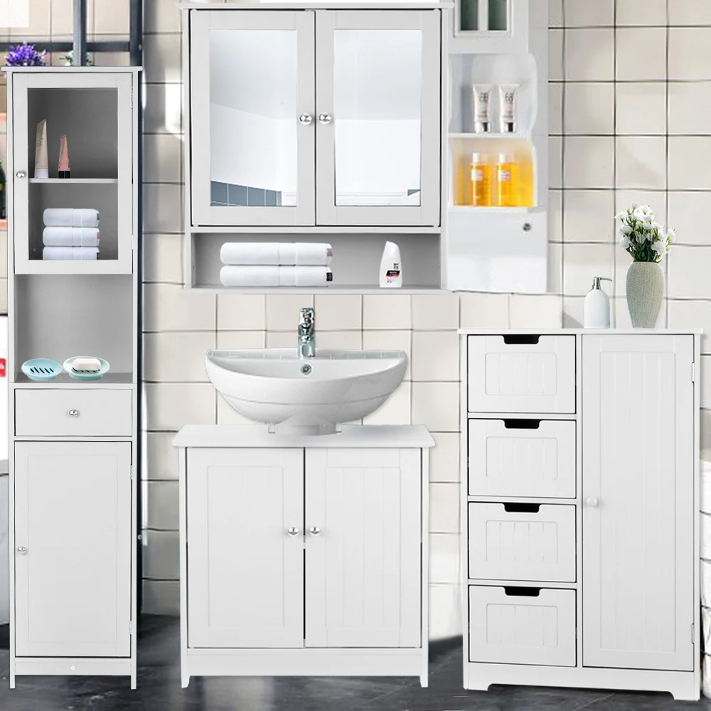 IKayaa шкаф для ванной комнаты мебель органайзер хранения шкафы туалетный столик |