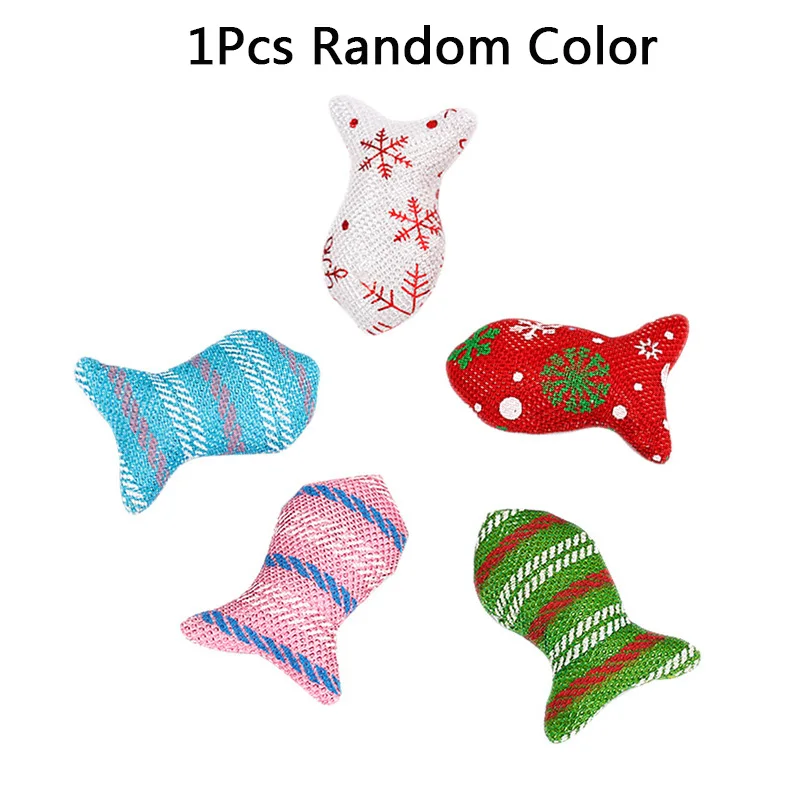 1pcs Random color Кошачьи игрушки для кошек Catnip 3D Карп Рыба плюшевые рыбки куклы интерактивные котята, домашние питомцы мягкие подушки игрушки-Жвачки для домашних животных Kitty - Цвет: 1pcs Random color