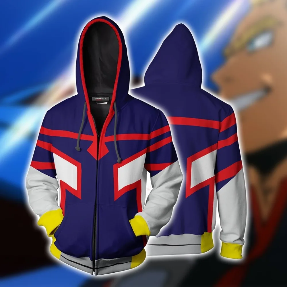 Школьная форма Midoriya Izuku костюм для костюмированной вечеринки толстовки с