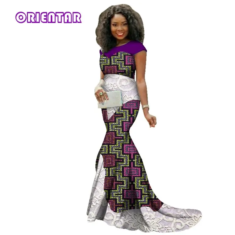 Африканские платья для женщин без рукавов в пол Африканское вечерние ское