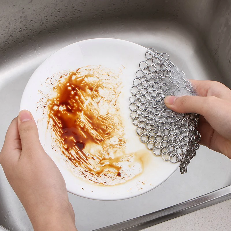 1 шт. чугунный очиститель из нержавеющей стали |