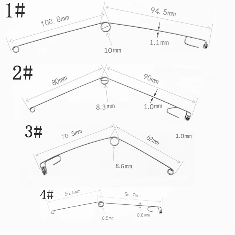 5pcs Camping Automatic Fishing Device Spring Ejection Hook Stainless Steel Universal Fish Tackle Tool Artifact | Спорт и развлечения