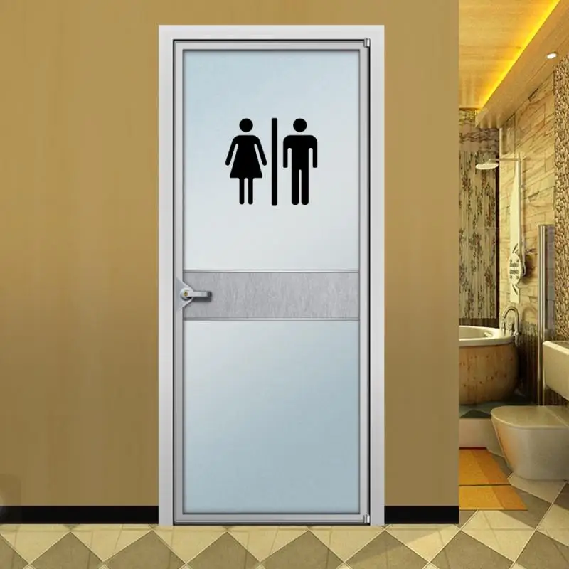 

Creative Decals Wall Art Stickers Waterproof Decorative Stickers Toilet Bathroom Stickers Home Decoration Stickers