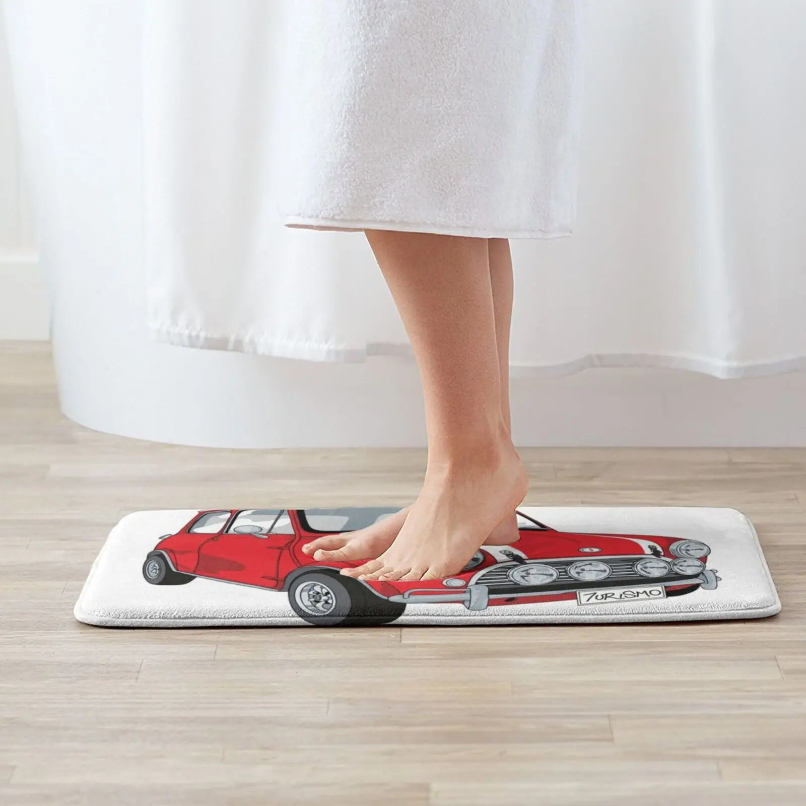 Домашний ковер моррис мини купер 3 размера комнатный Купер красный старый